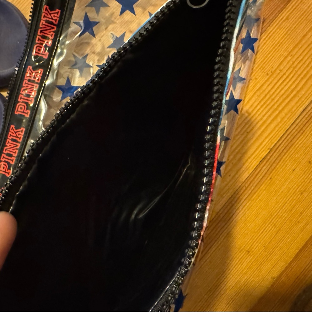 PINK Victoria's Secret Blue and White Sandals and bags - Picture 3 of 5